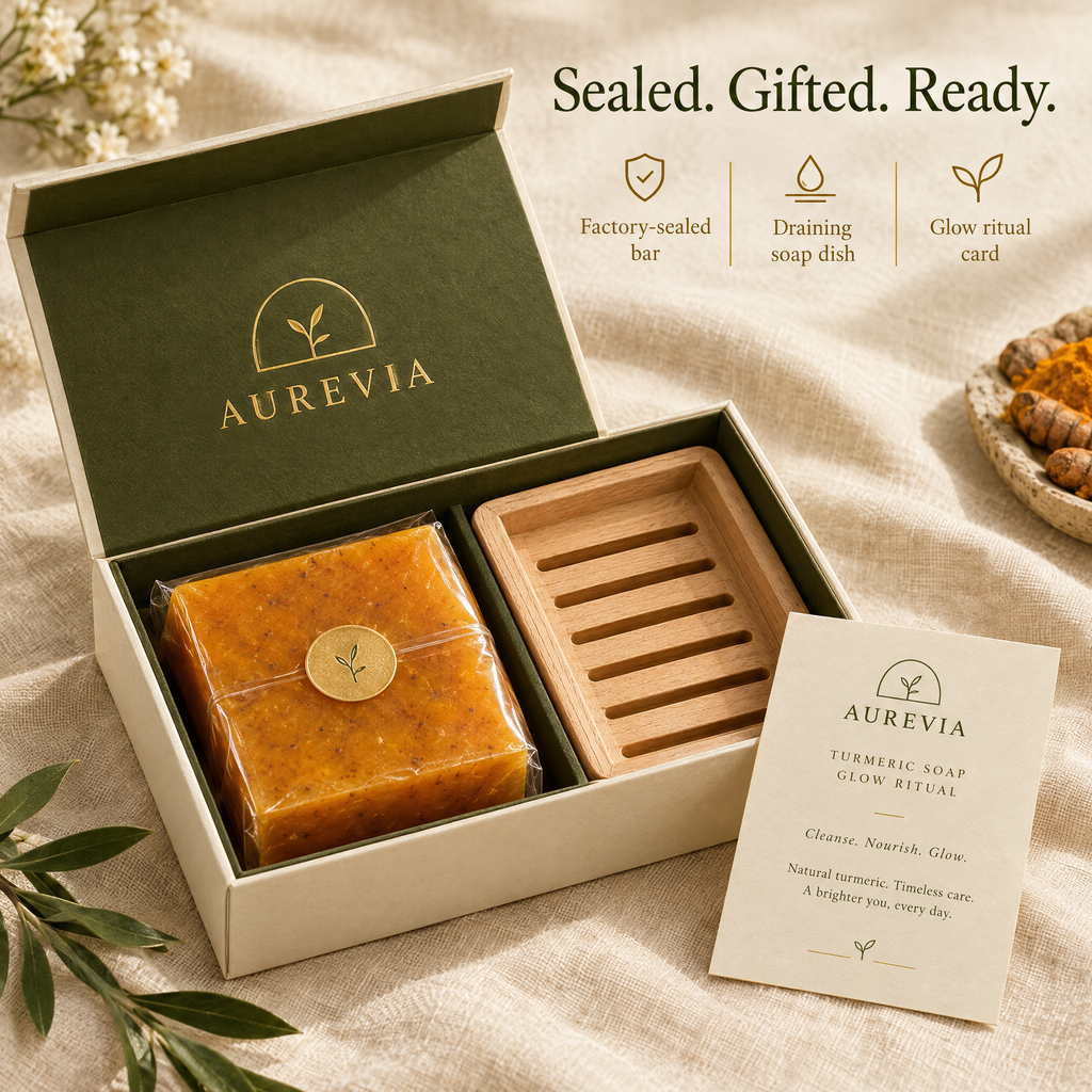 Aurevia Turmeric Soap Double Glow Bundle